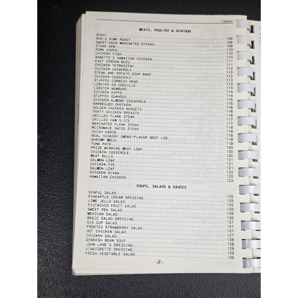 Eastern Star Kingston Chapter #405 Kingston, Tennessee Cookbook Recipe Book 86 - Picture 10 of 13